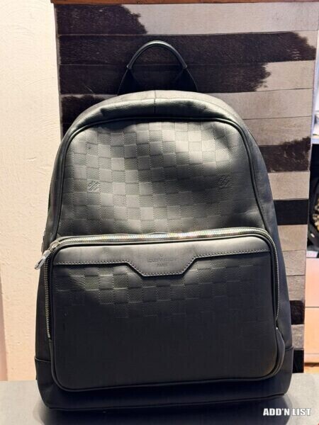 Louis Vuitton Damier Black Backpack – Purchased at Louis Vuitton Saint-Tropez – Excellent Condition