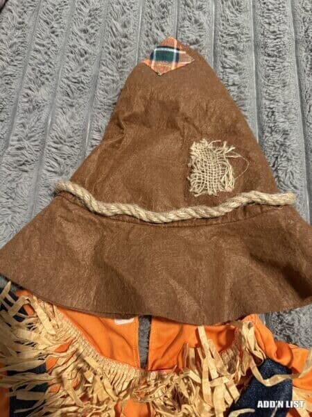Scarecrow costume girl