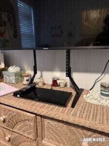 Tv stand legs universal