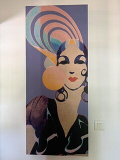 Colorful Woman Wall Art