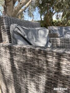 Set of garden chairs
