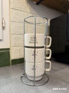 Set of 3 coffee cup