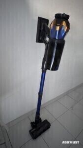 Cordless Stick Vacuum Cleaner – Blue & Gold –