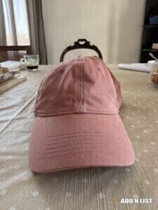 Vintage pink cap