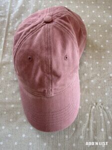 Vintage pink cap