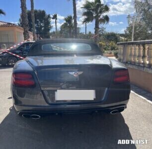Import Bentley Continental GT Convertible