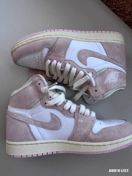 Nike Air Jordan 1 High – Pink & White – US 7.5