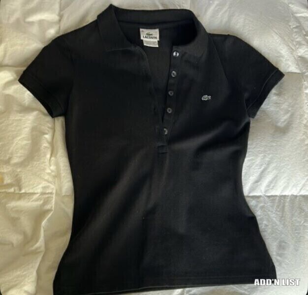 Black Lacoste polo shirt (1/1)