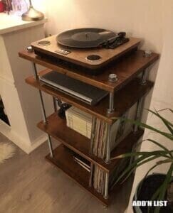 Wooden Hi-Fi / Record Player Stand