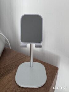 Adjustable Phone Stand – White