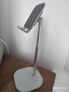 Adjustable Phone Stand – White