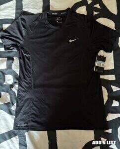Nike Dri-FIT Running T-Shirt – Black