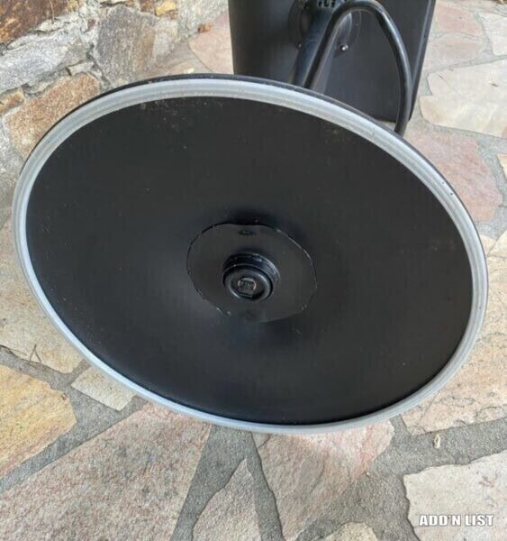 Set of 2 Black Adjustable Swivel Bar Stools (3/3)