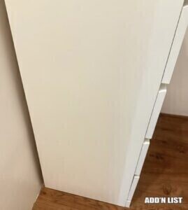 White 4-Drawer Dresser / Chest of Drawers